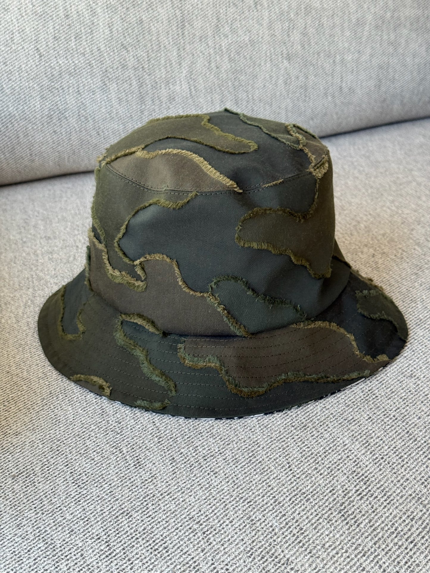 Dior Green Camouflage Bucket Hat - Size 58