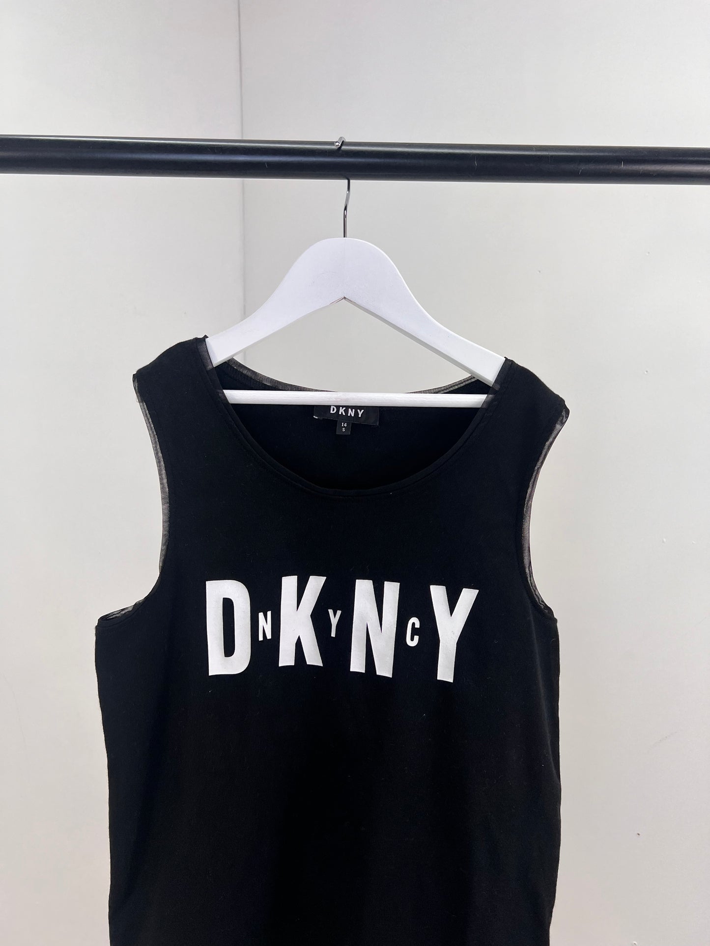 Kids DKNY Black Logo Vest (Age 14)