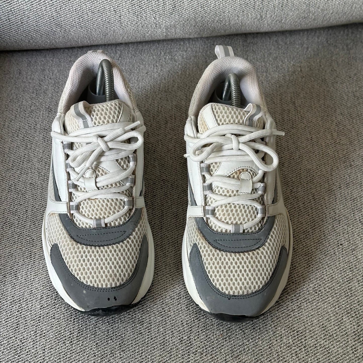 Dior White & Grey B22 Trainers- EU 40/ UK 6