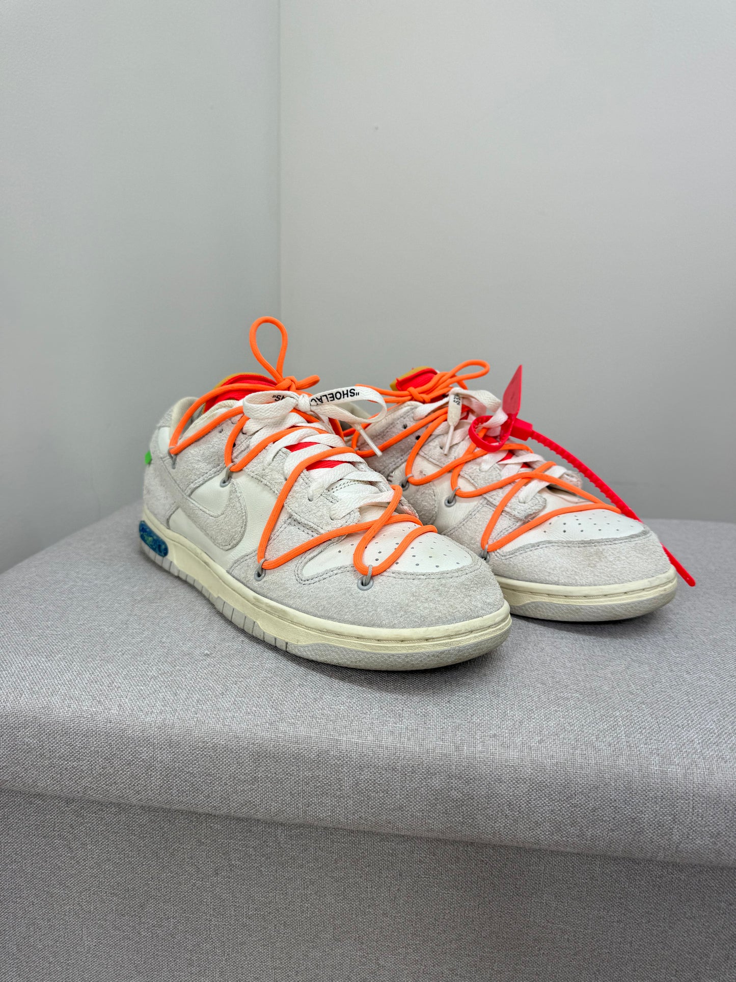 Nike Dunk low Sail /Orange Trainers-UK9