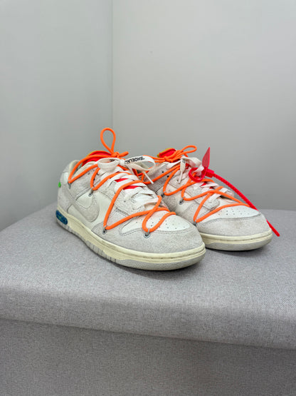 Nike Dunk low Sail /Orange Trainers-UK 9
