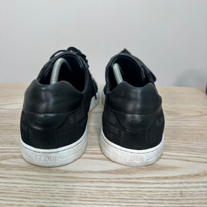 Fendi Black FF Insert Trainers – UK 8