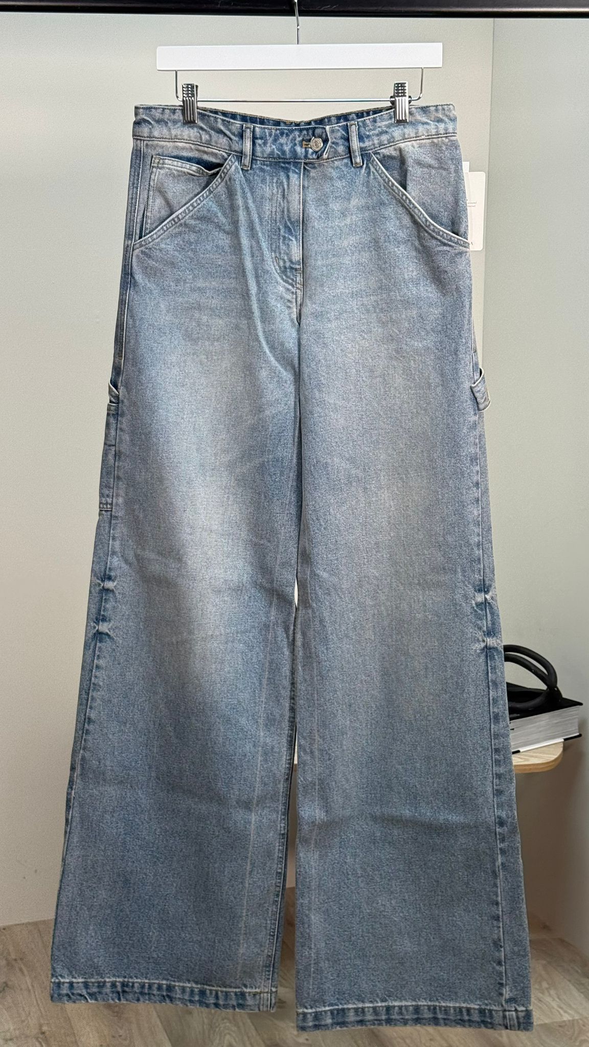 Courrégès Blue Denim Flared Jeans - Brand New In Tags 26