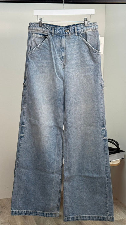 Courrégès Blue Denim Flared Jeans - Brand New In Tags 26