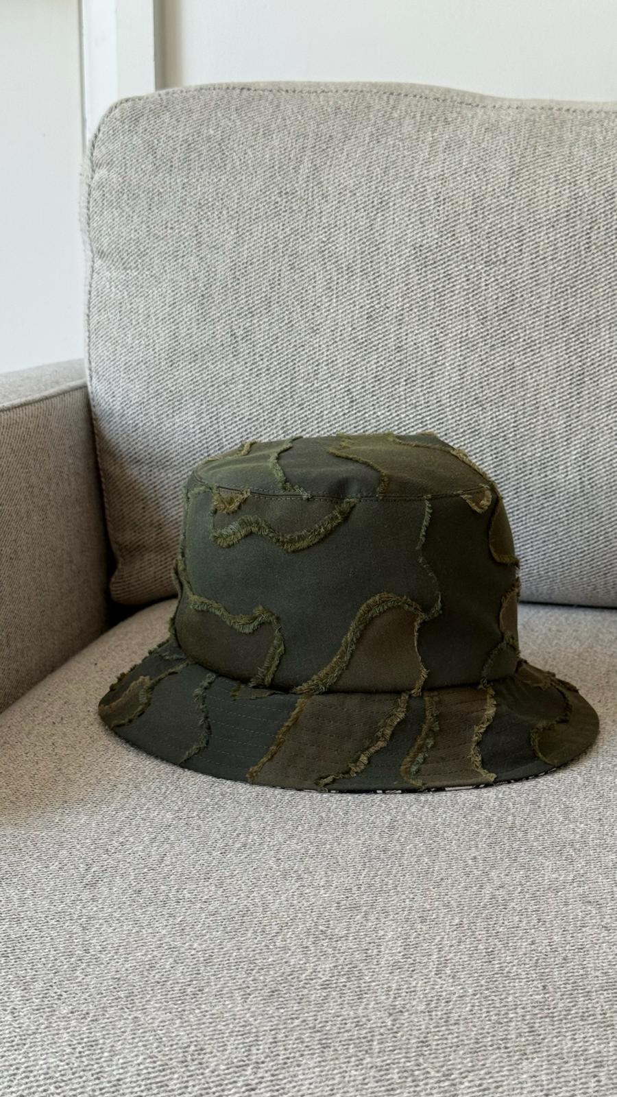 Dior Green Camouflage Bucket Hat - Size 58