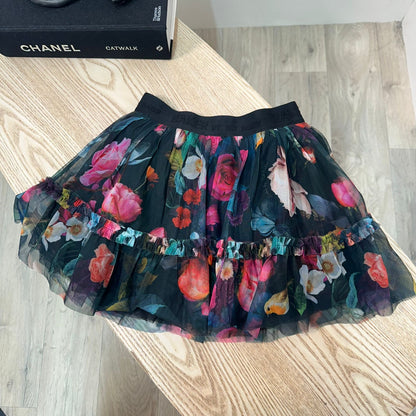 Kids Ted Baker Black Floral Skirt – Age 7