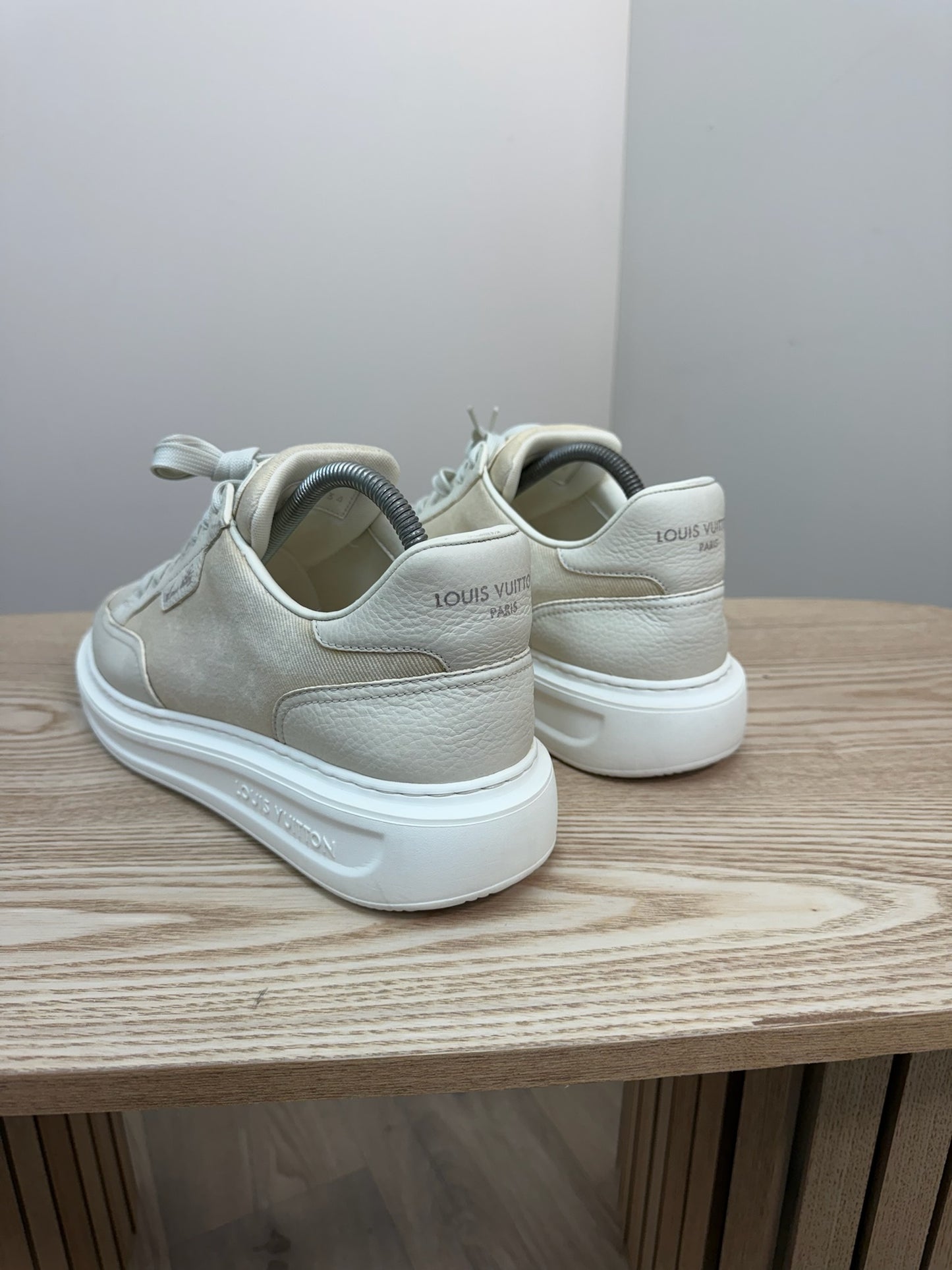 Louis Vuitton Beige Beverly Hills Trainers UK 8