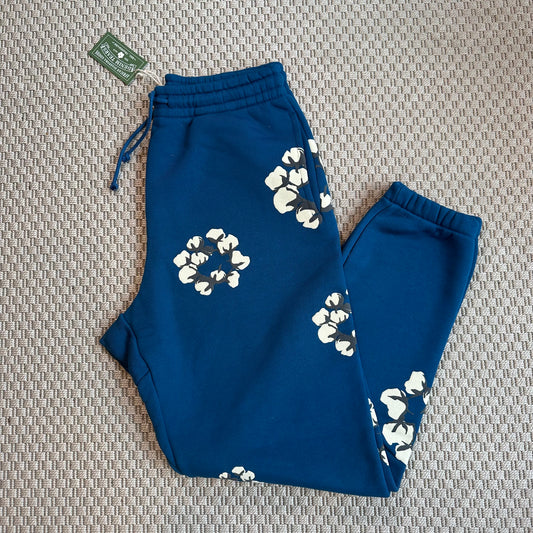 Denim Tears Navy Monochrome Wreath Tracksuit Bottoms – New In Tags Medium