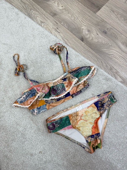 Kids Zimmermann Green Yellow Bikini -Age 8