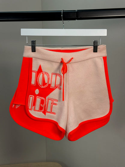 Dior Nude & Orange Vibe Two Piece Short Set - UK 6/8