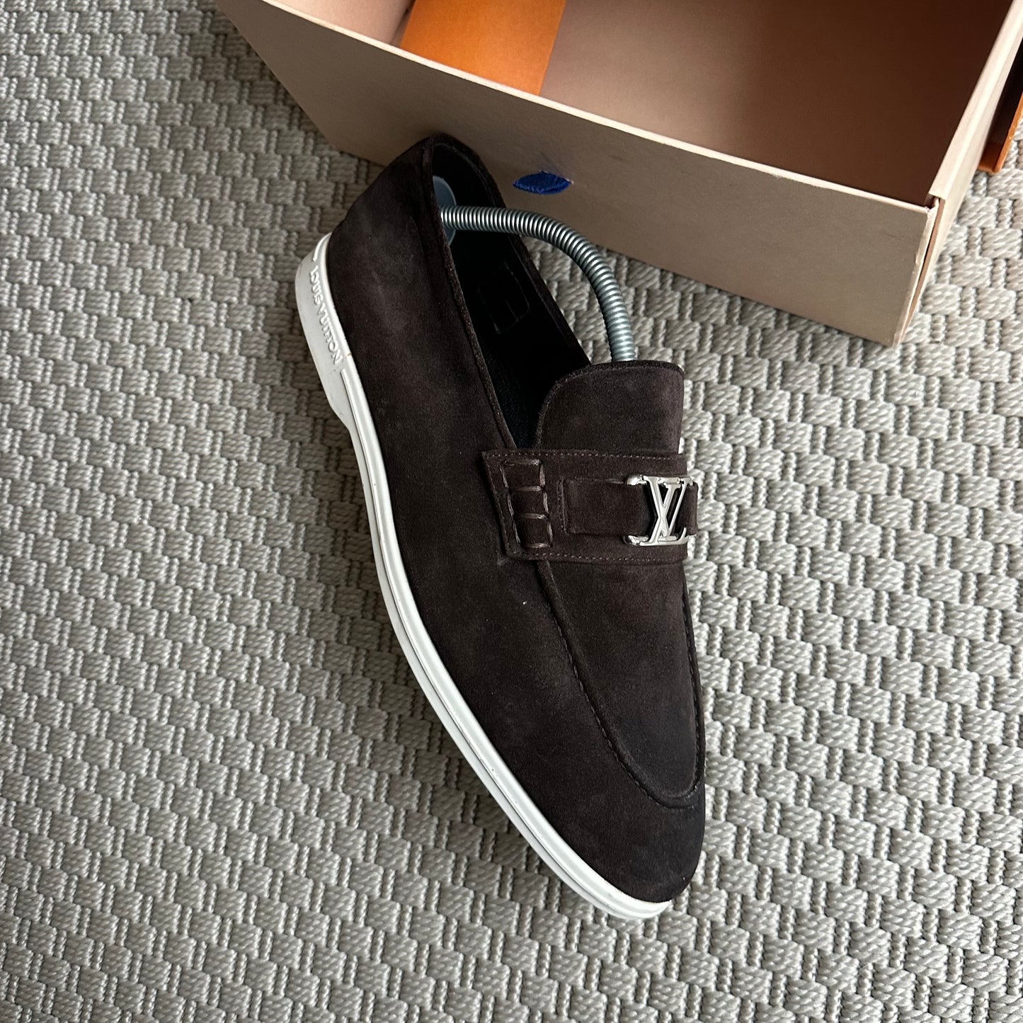 Louis Vuitton Brown Estate Loafers – 8.5