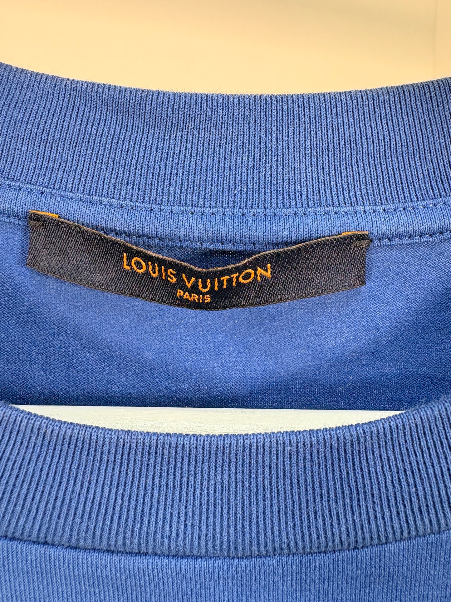 Louis Vuitton Blue Monogram T-Shirt – UK Small