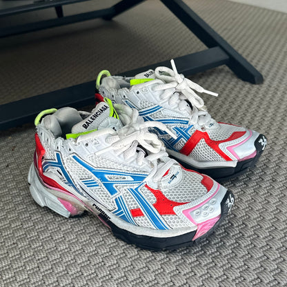 Balenciaga Runner Trainers White Blue Red – EU 36 / UK 3