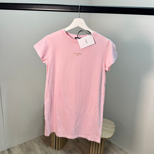 Kids Balmain Pink T-Shirt Dress – New In Tags Age 16