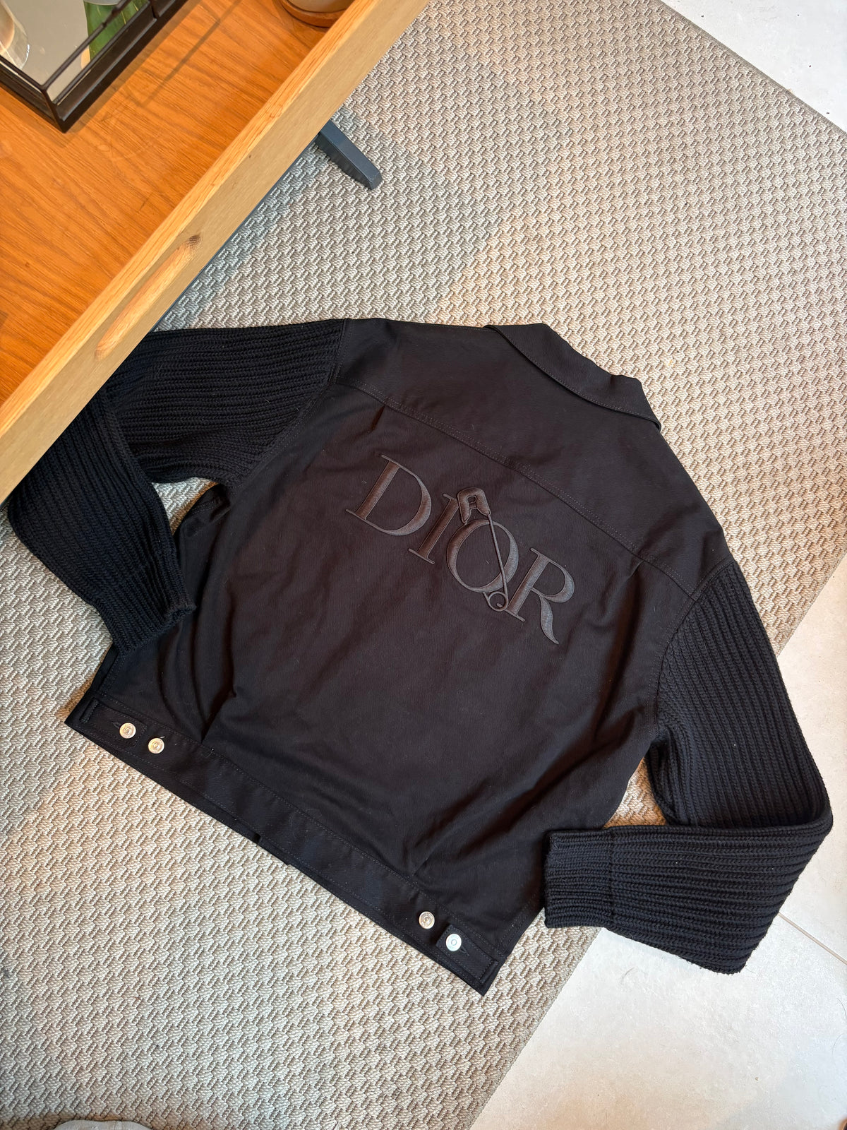 Dior Black Denim Atelier Button-Up Jacket – 54 XL/ XXL