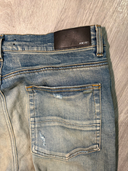 Amiri Blue Bandana MX1 Jeans – New In Tags 36