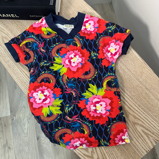 Kids Kenzo Print Dress – Age 4