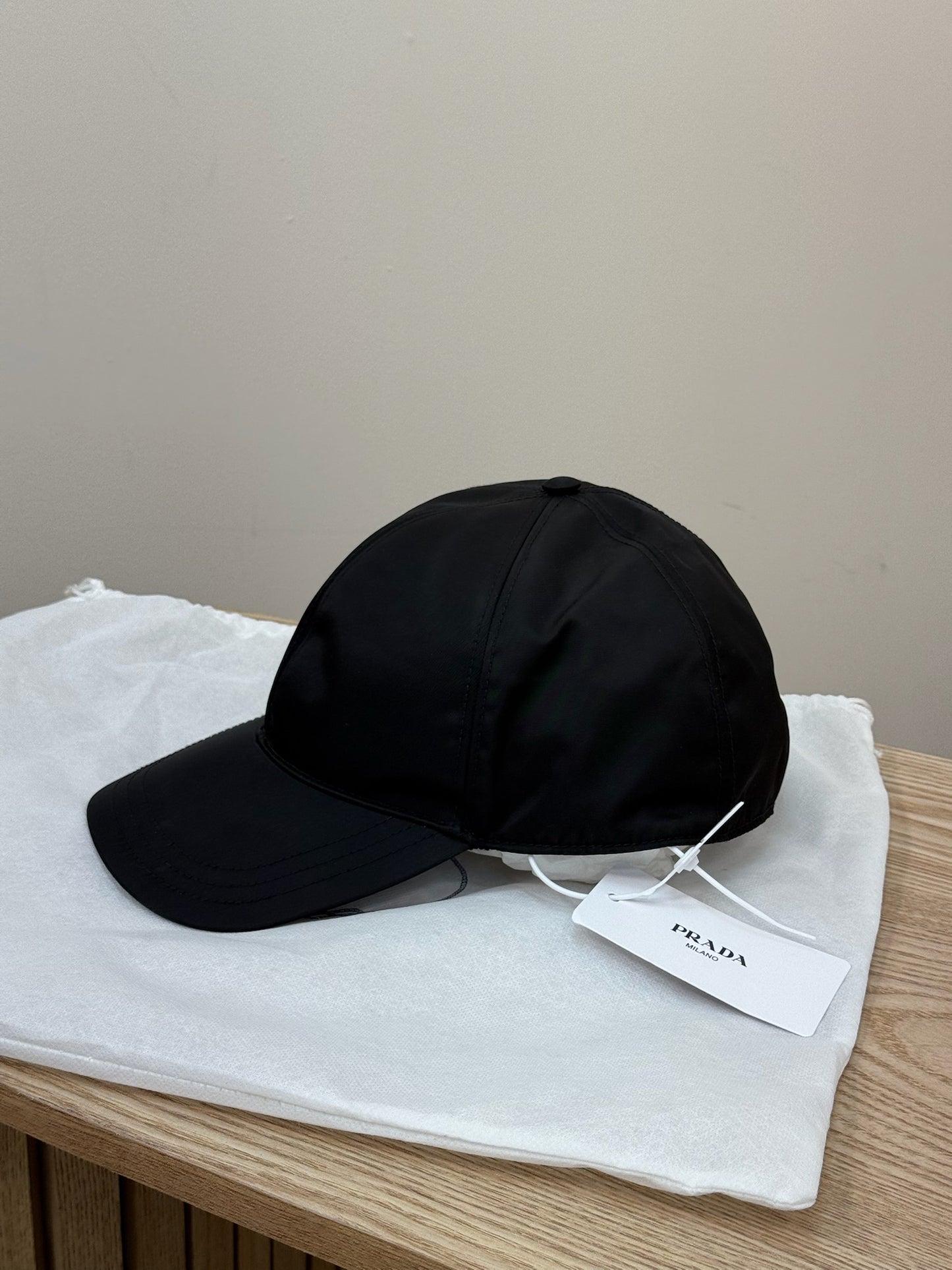 Prada Black Re Nylon Cap- Brand New In Tags