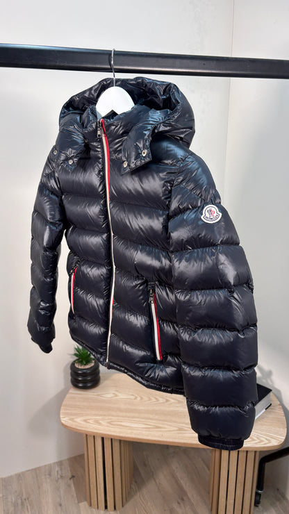 Moncler Navy Puffer Coat – 12Y