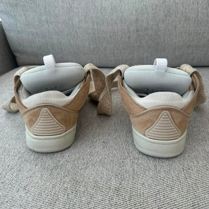 Lanvin Beige Curb Platform Trainers – EU 36 / UK 3