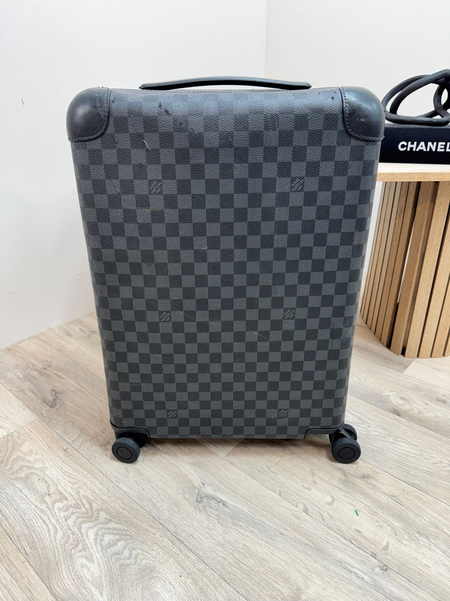 Louis Vuitton Black Damier Graphite Canvas Horizon Travel Suitcase 50