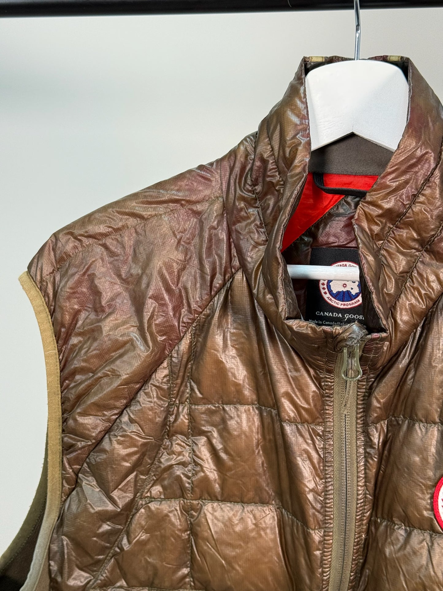 Canada Goose Khaki Padded HyBridge Lite Vest Gillet - XL