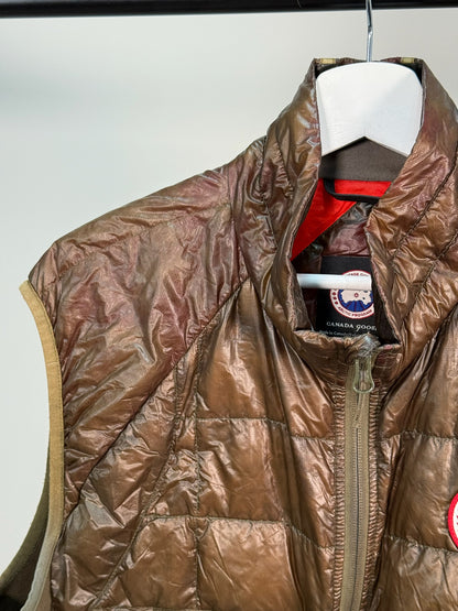 Canada Goose Khaki Padded HyBridge Lite Vest Gillet - XL