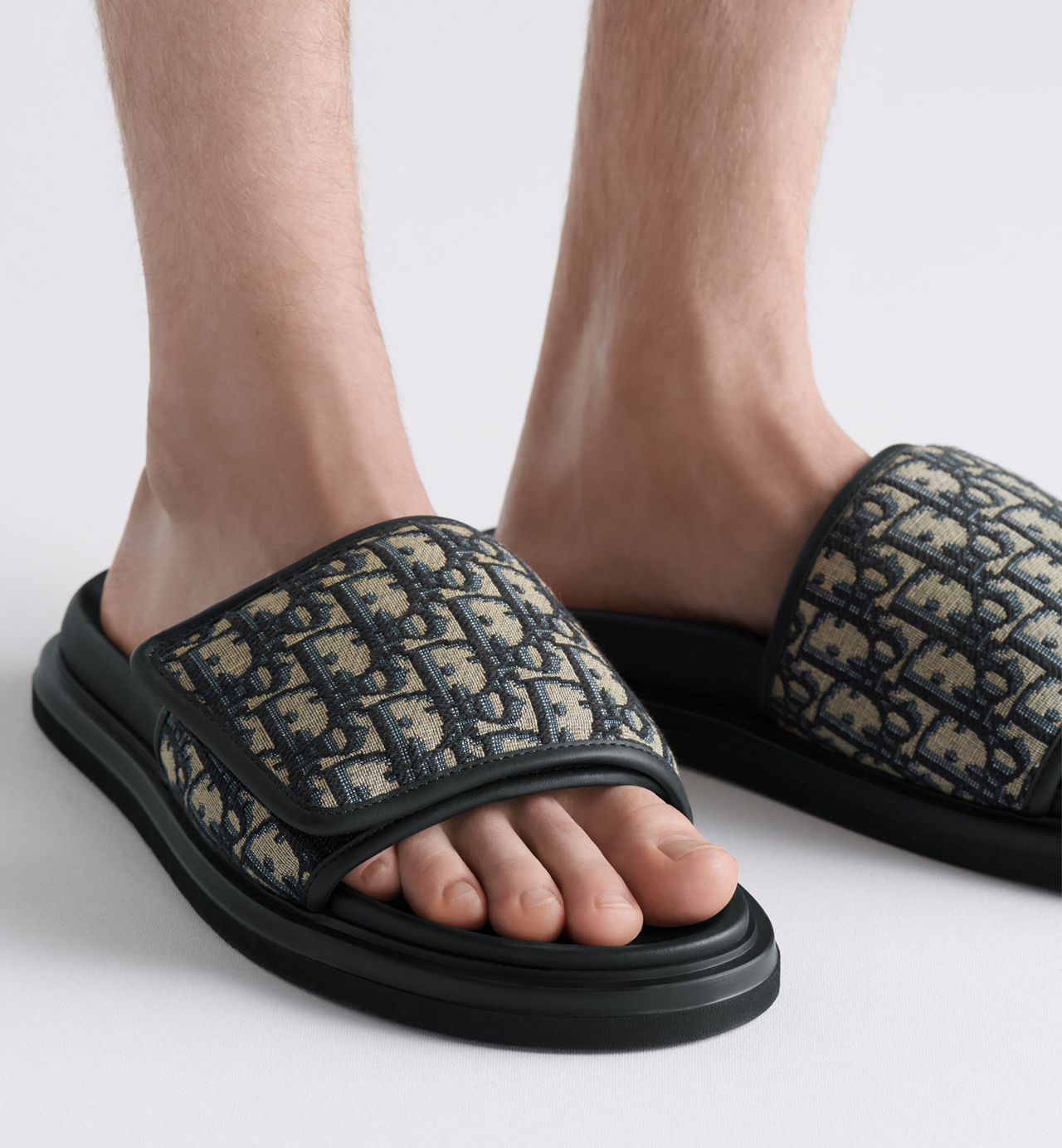 Dior Aqua Sandal – Beige and Black Dior Oblique Jacquard- Brand New UK 8