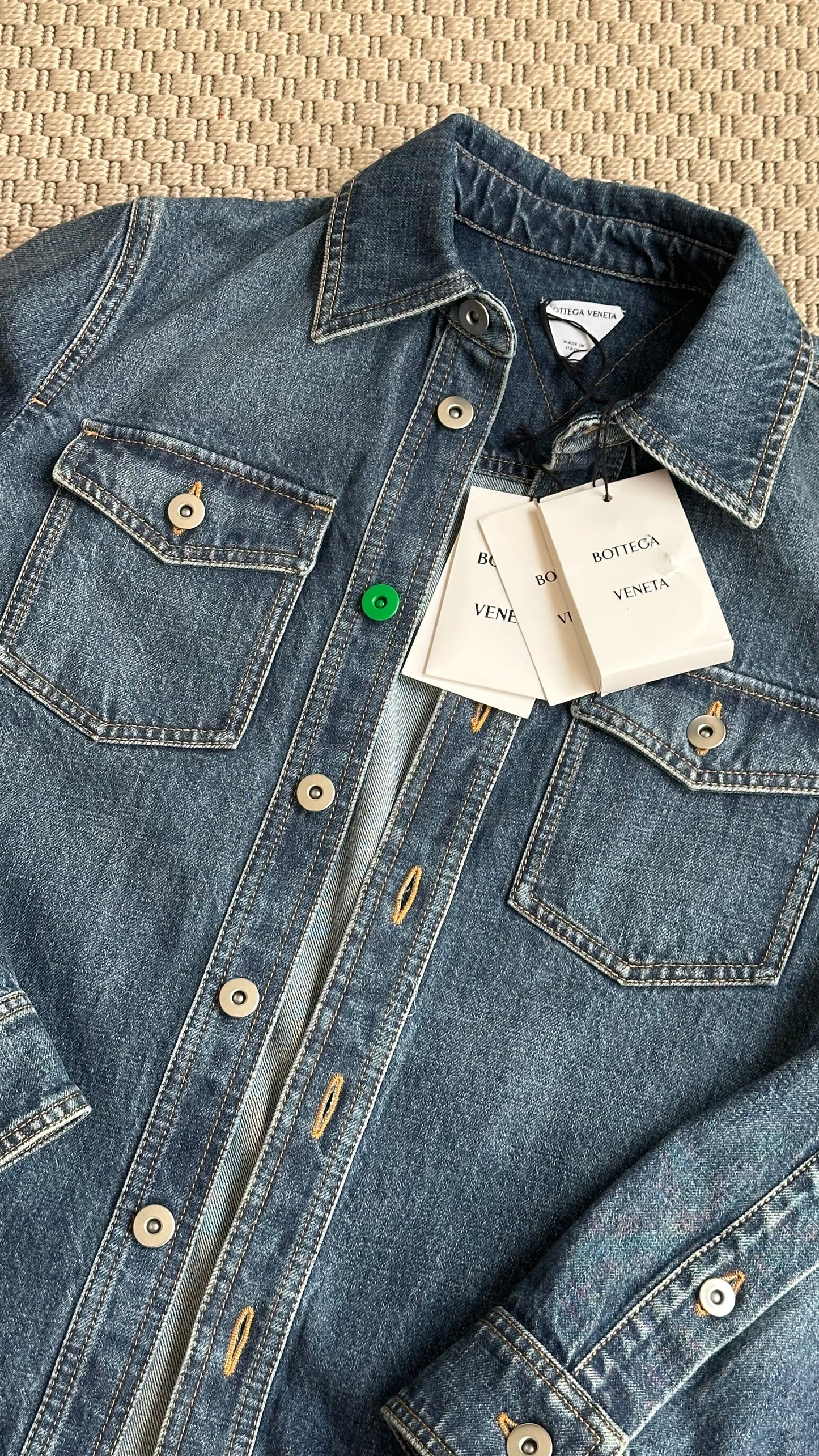 Bottega Veneta Washed Denim Shirt, brand new in tags  - 38/10