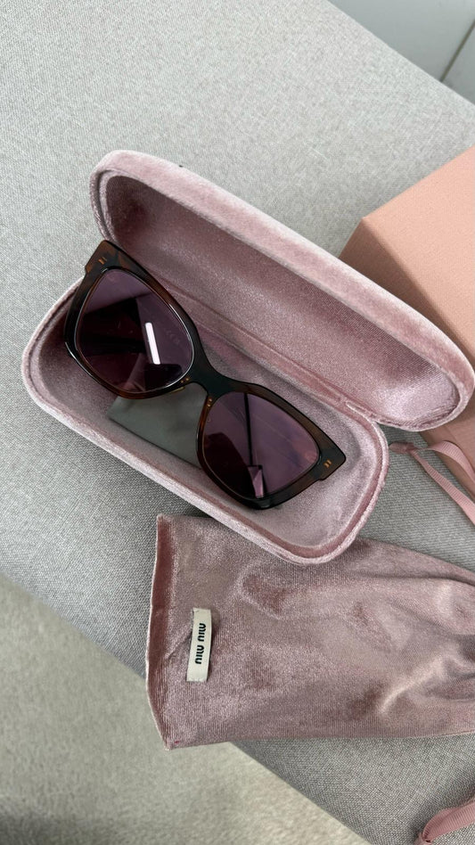 Miu Miu Brown Square sunglasses
