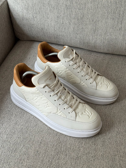 Louis Vuitton White Beverley Hills Trainers UK 8.5