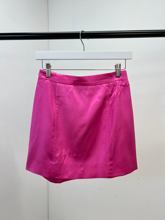 Gauge81 Pink Satin Skirt- Small