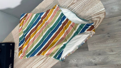 Zimmerman Everly Metallic Stripe Bandu Swimsuit, Brand New - UK 10. Small fitting so suited for UK 8