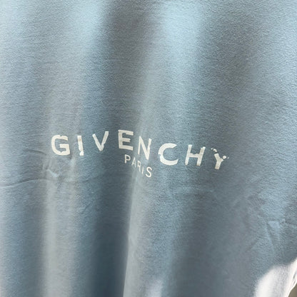 Givenchy Baby Blue Logo T-Shirt – Small (Slim Fit)