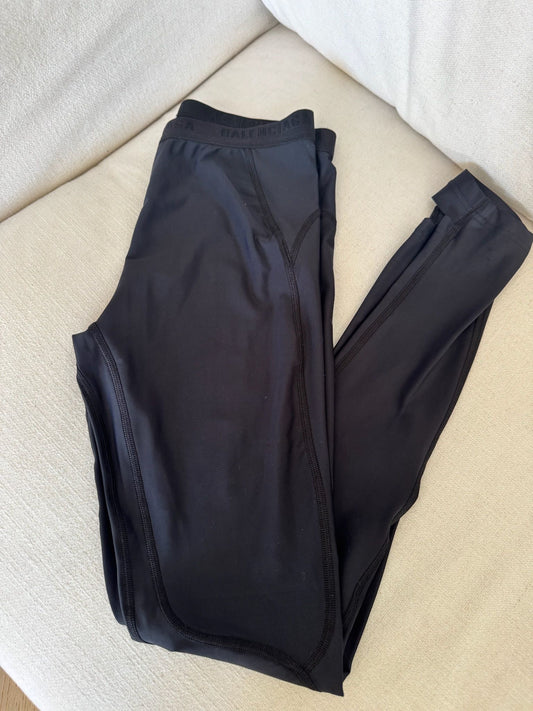 Balenciaga Black Logo Waist Leggings - Medium