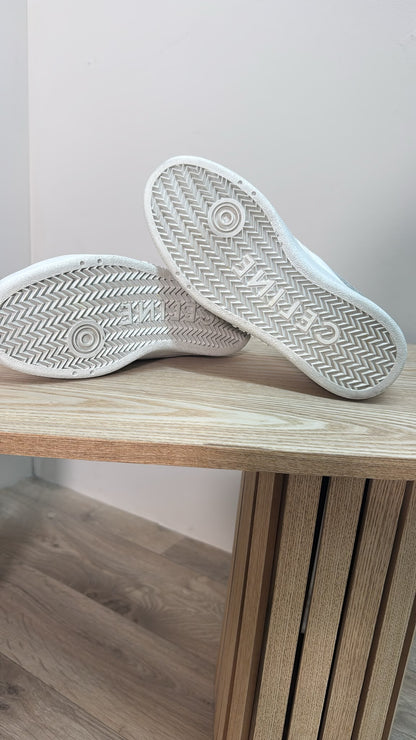 Celine White low lace CT-04 trainer - UK 4