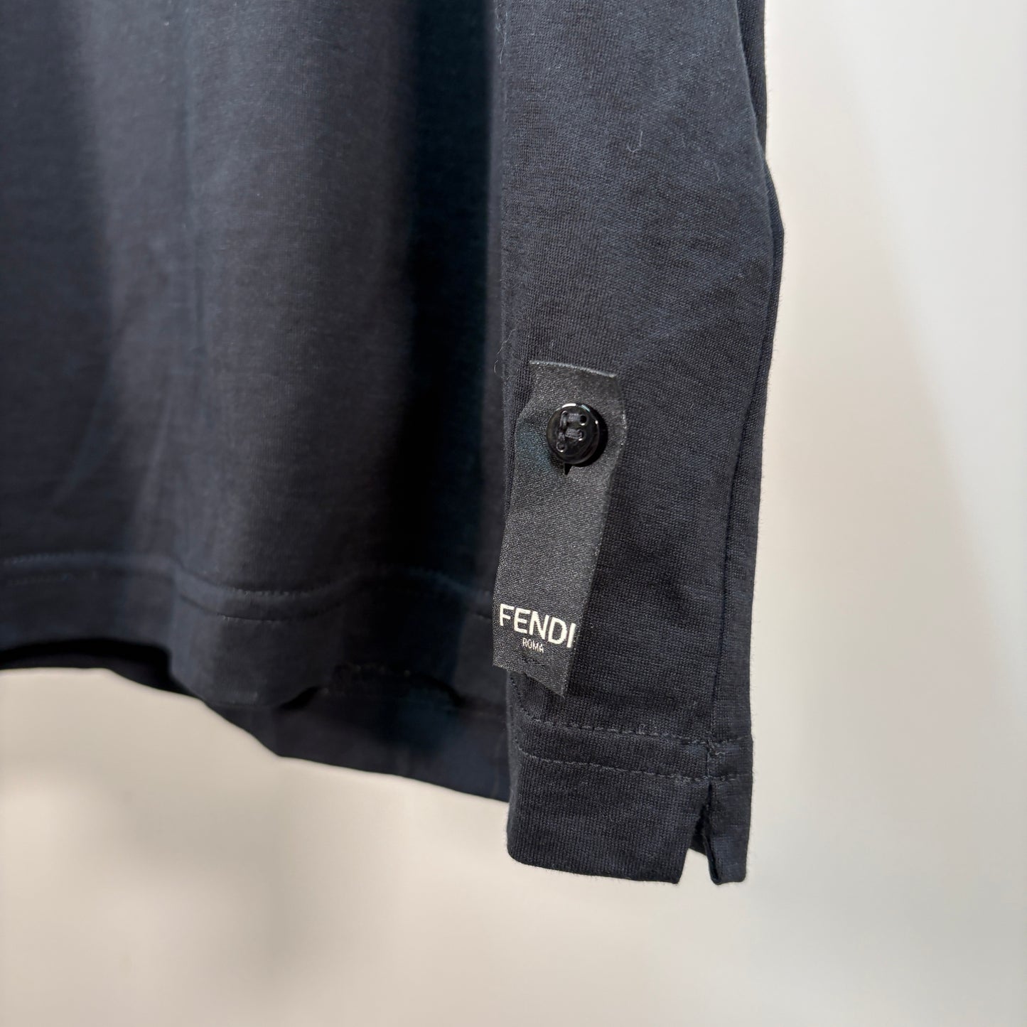 Fendi Black & Tan FF T-Shirt – UK Medium