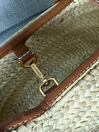 Jacquemus Le Panier Soli Logo Detailed Tote Bag