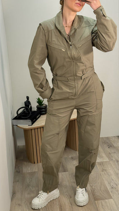 Stella McCartney Beige Cargo Jumpsuit - 38 EU / UK 10