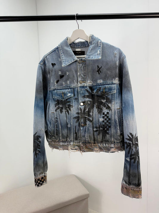 Amiri Palm Tree Denim jacket - Small