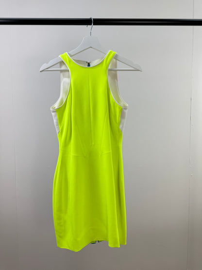 Antonio Baradi Neon Contrast Mini Dress - Small
