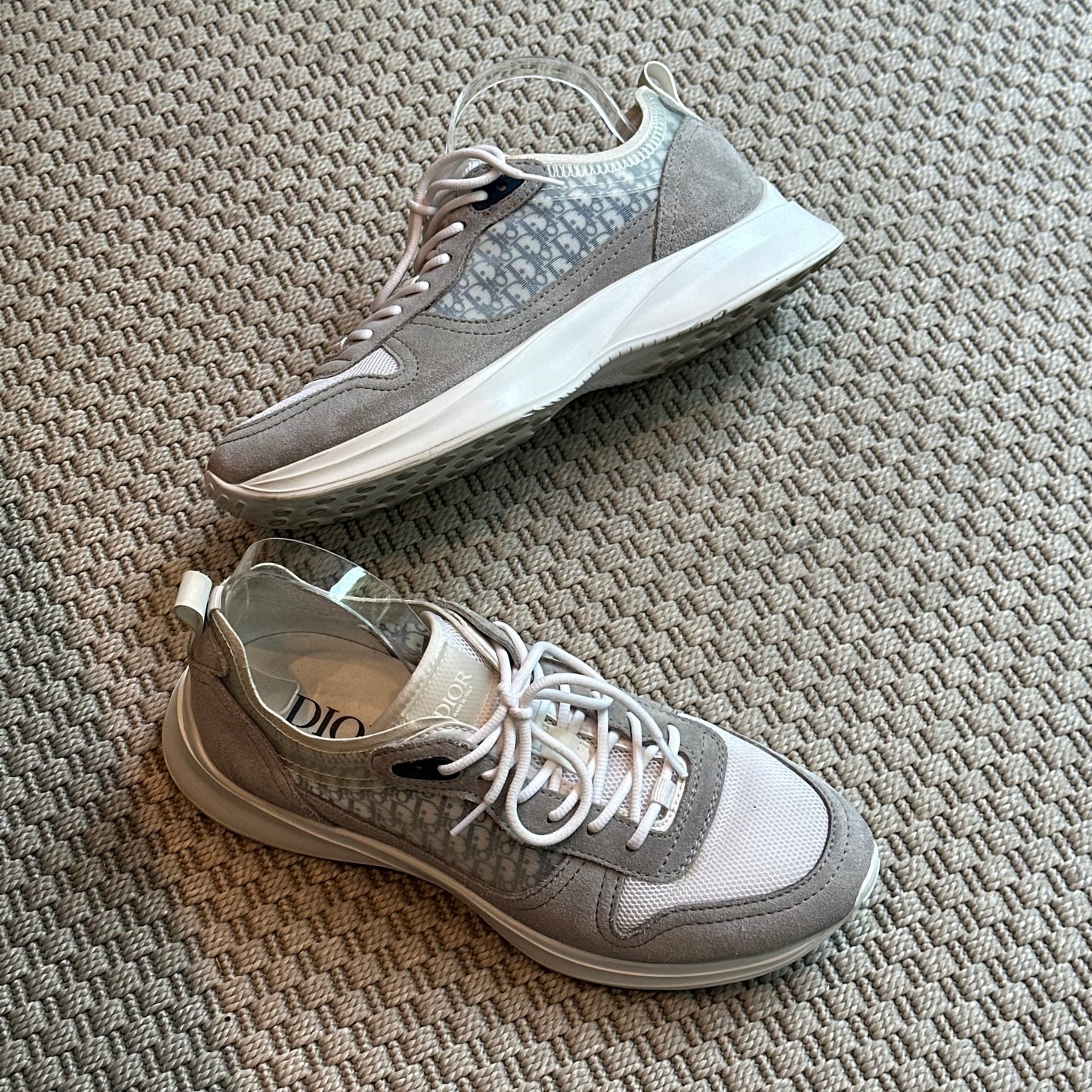 Dior B25 Grey Oblique Runner- UK 9