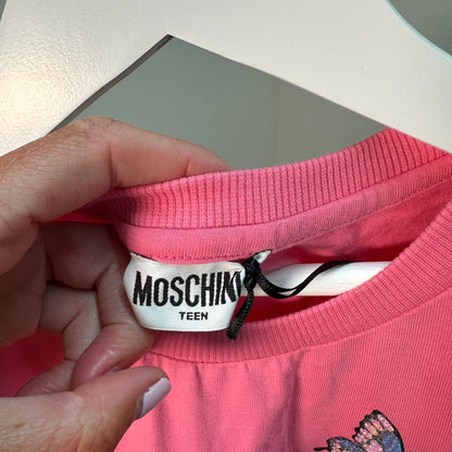 Kids Moschino Pink Teddy T-Shirt – Age 14
