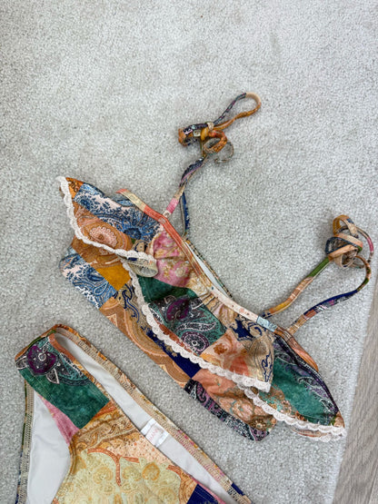 Kids Zimmermann Green Yellow Bikini -Age 8