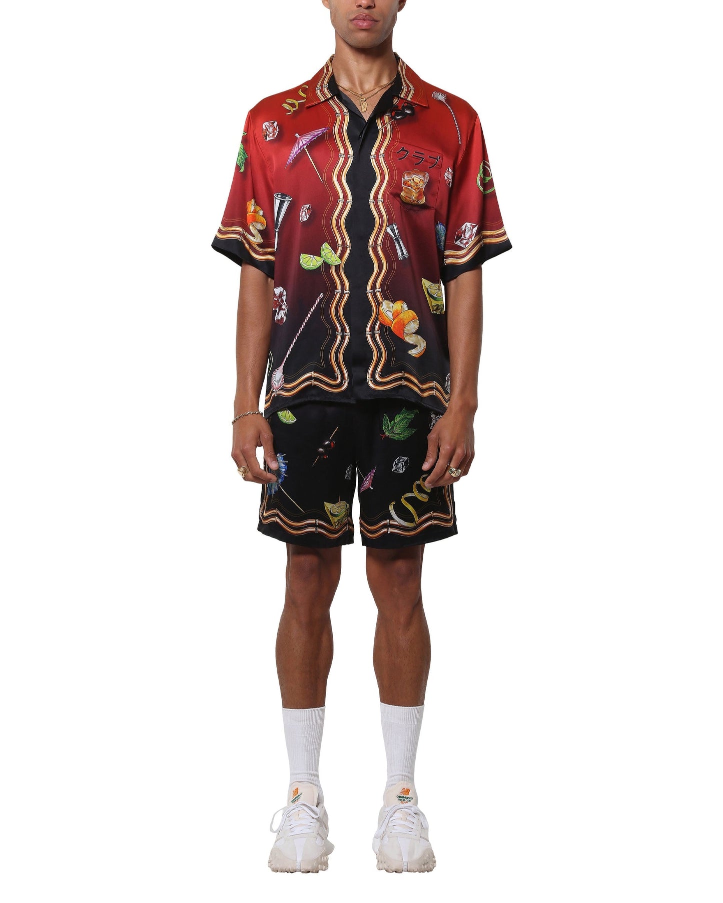 Casablanca Casa Club Sunset Silk Shirt - xl