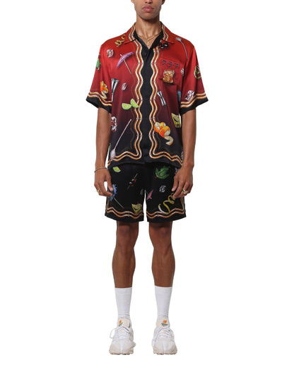 Casablanca Casa Club Sunset Silk Shirt - xl