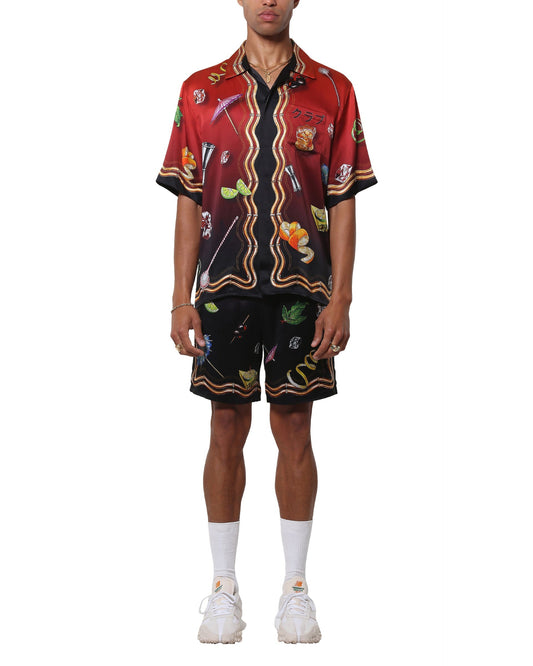 Casablanca Casa Club Sunset Silk Shirt - xl