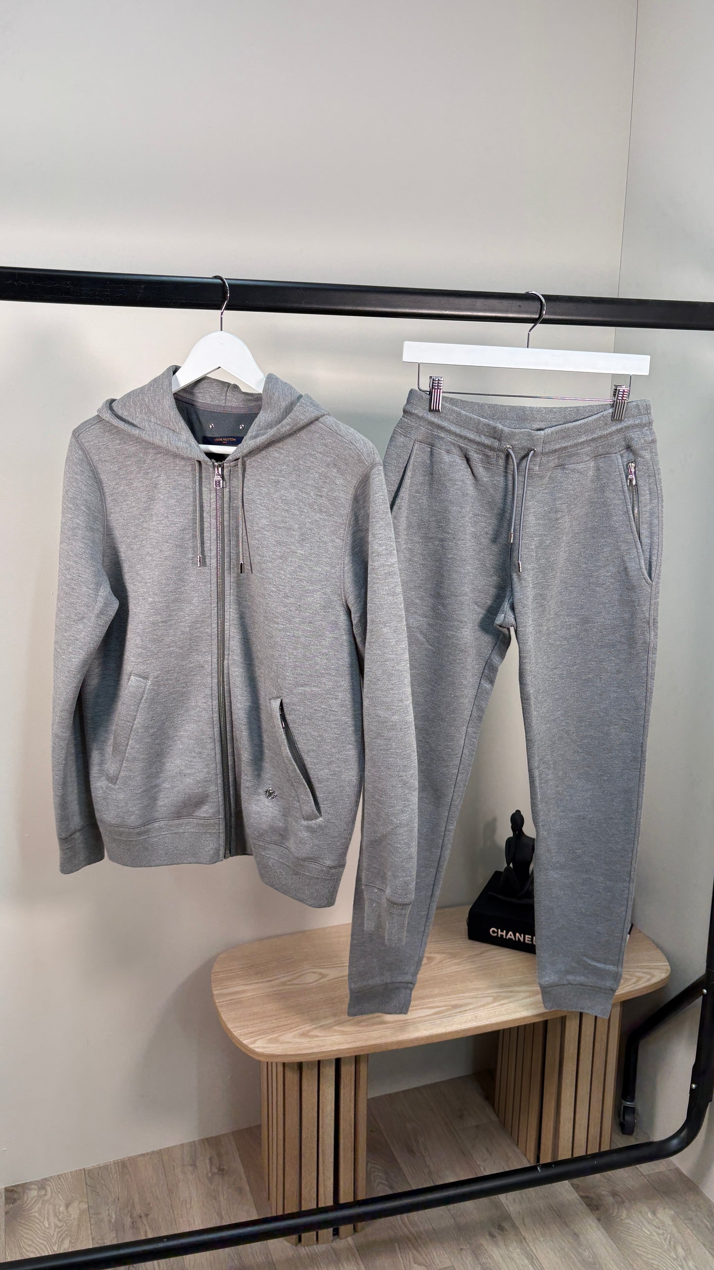 Louis Vuitton Grey Zip Up Tracksuit – UK Small