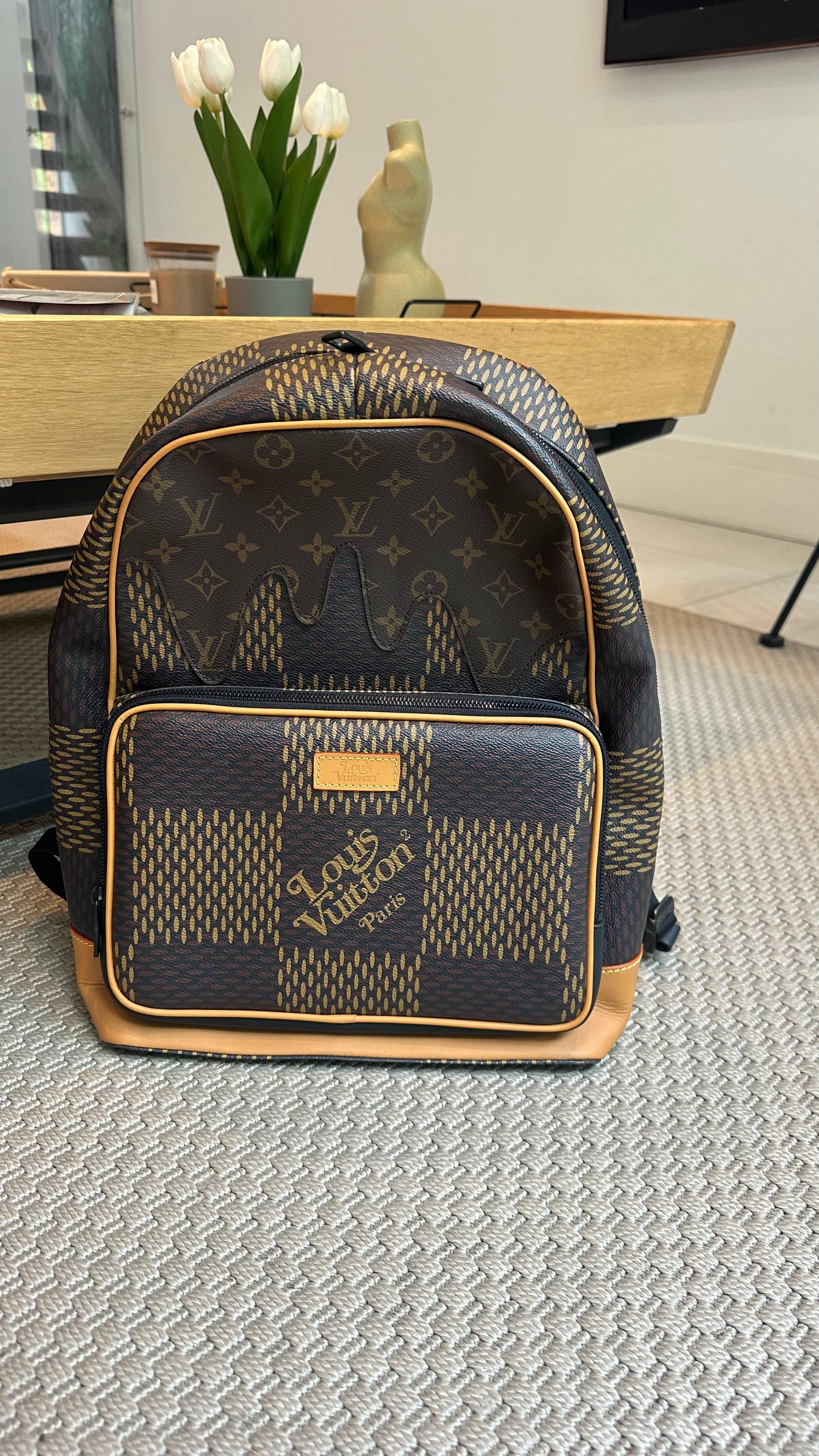 Louis Vuitton X Nigo Damier Giant Campus Backpack - Limited Edition , Brand New