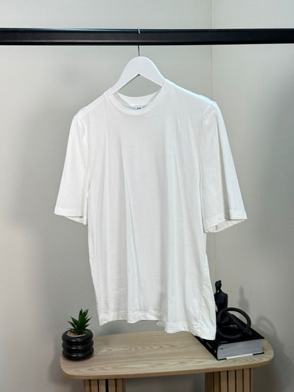 The Attico White Join Us Upstairs Plain T-shirt - IT 38/S-M